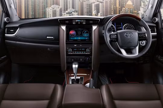 Các trang bị khác vẫn được “thừa hưởng” từ bản 2.7 SRZ 4×4 với đèn pha Bi-LED tự động tích hợp với dải đèn LED chạy ban ngày, bánh xe hợp kim 18 inch, mở cửa không cần chìa khóa, khởi động bằng nút bấm, màn hình hiển thị LCD kích thước 4,2 inch, hệ thống chống trật tự phía trước và phía sau, kiểm soát, nệm bằng da nâ hệ thống điều hòa tự động cho hàng ghế trước và sau, ghế bọc da, ghế lái có thể điều chỉnh điện 8 hướng.