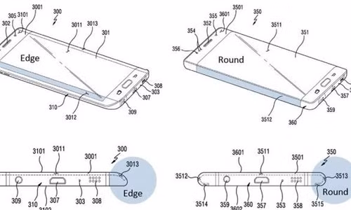 Sắp có smartphone Samsung màn hình uốn cong toàn diện.