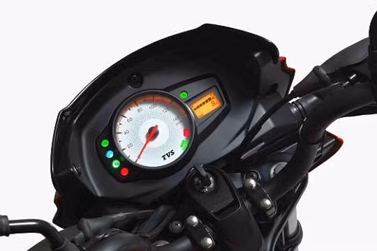 Cụm đồng hồ thuộc loại kết hợp giữa công nghệ analogue và kỹ thuật số, với tùy chọn cho phép cân bằng giữa quãng đường đi và sức mạnh. Bình xăng xe khá lớn 10 lít, trọng lượng 109 kg.