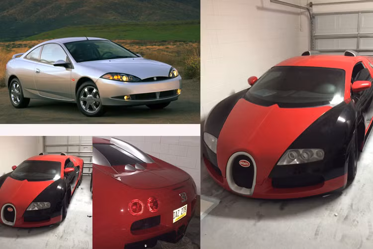 Xuất phát từ mẫu xe đời cũ Ford Cougar 2002 đã qua sử dụng, một người đàn ông với niềm đam mê với siêu xe đã tạo ra phiên bản của ông hoàng tốc độ Bugatti Veyron nhái khiến nhiều người không khỏi bất ngờ.