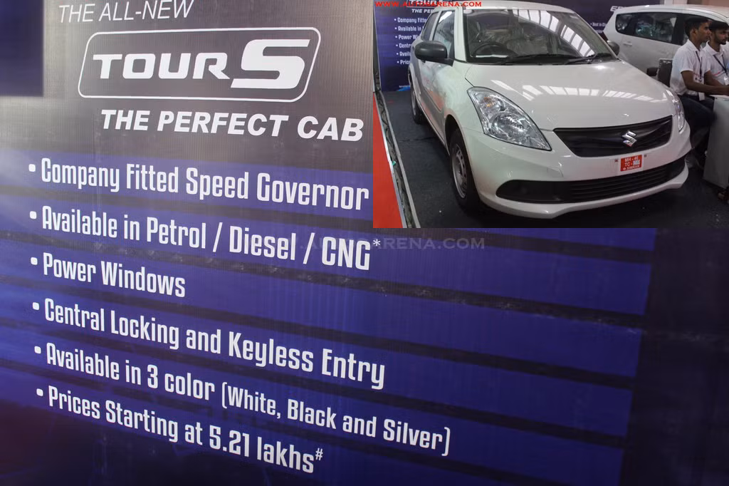 Tại thị trường Ấn Độ, Suzuki Tour S có mức giá khoảng INR 521.846 (186 triệu đồng), trong khi biến thể máy diesel LDi có giá cao hơn – INR 624.185 (222 triệu đồng).