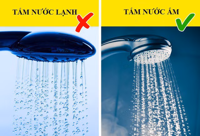 1. Liệu pháp nhiệt độ: Tắm nước ấm giúp thư giãn các cơ bắp căng thẳng và có thể giảm đáng kể tình trạng đau đầu. Tuy nhiên, không phải lúc nào bạn cũng có thời gian để tắm. Trong trường hợp này, chườm túi nóng cũng là một cách hữu ích. 