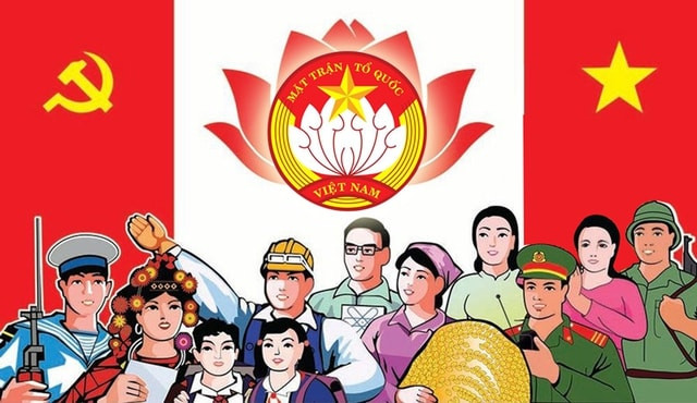 Sap xep to chuc bo may co quan MTTQ Viet Nam, doan the cap xa