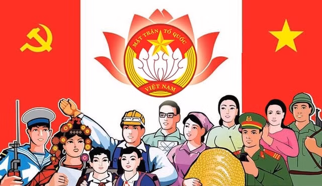 Sap xep to chuc bo may co quan MTTQ Viet Nam, doan the cap xa