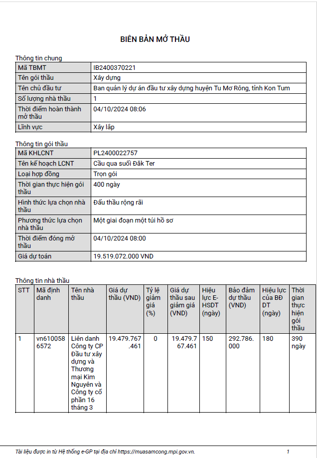 Kon Tum: Ai sẽ thi công cầu qua suối Đăk Ter? Kon Tum: Ai se thi cong cau qua suoi Dak Ter?