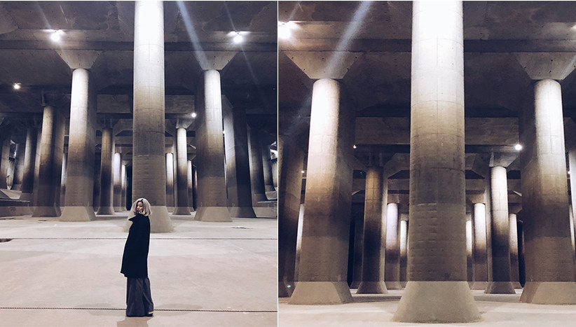 Cống xả ngầm ngoài khu vực đô thị (Tokyo, Nhật Bản): Mặc dù chỉ là cống xả ngầm, địa điểm này lại thu hút nhiều du khách tới check-in bởi sự đồ sộ, hoành tráng. Công trình dưới lòng đất này được xây dựng để bảo vệ cư dân thủ đô Tokyo khỏi những đợt mưa lớn và bão lũ. Cống xả ngầm được xây dưng từ năm 1992-2006. Ảnh: riyo___.