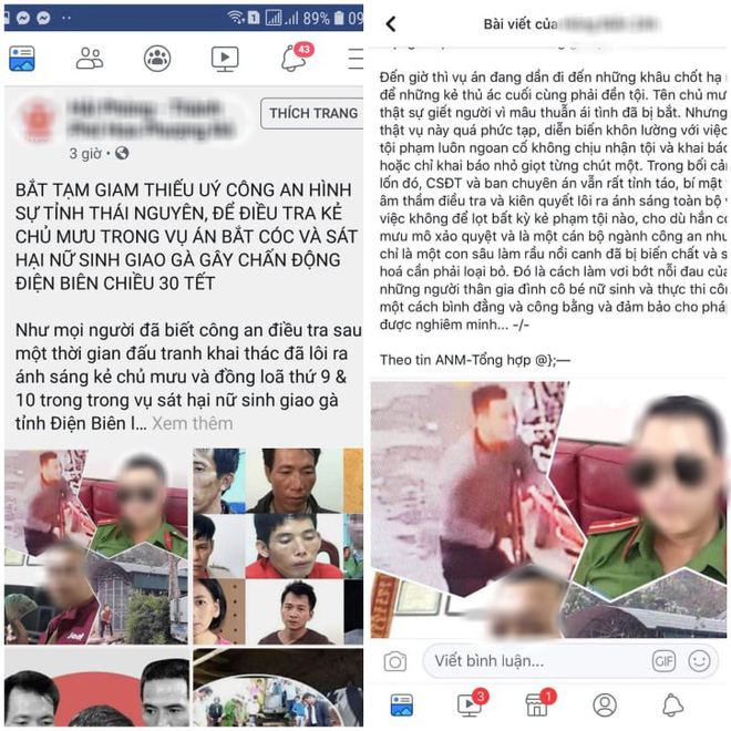 Xon xao tin thieu uy CA chu muu vu sat hai nu sinh giao ga