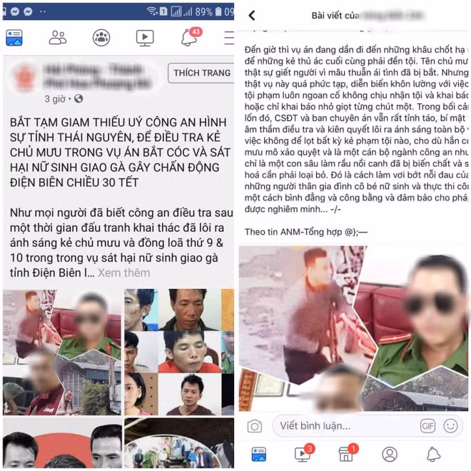 Xon xao tin thieu uy CA chu muu vu sat hai nu sinh giao ga