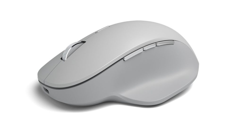 Microsoft Surface Precision Mouse. Bên cạnh Logitech hay Apple, chuột máy tính của Microsoft cũng được đánh giá cao với thiết kế đẹp, kết nối ổn định. Với giá 70 USD, Surface Precision Mouse có thiết kế đơn giản, cảm biến 3.600 DPI, pin tối đa 3 tháng, nút bấm tùy chỉnh và bánh xe cuộn từ tính. Tương tự phần mềm Flow cho chuột Logitech, sản phẩm của Microsoft cũng trang bị tính năng kết nối nhiều máy cùng lúc, cho phép chuyển đổi, chia sẻ file giữa các máy với thao tác kéo thả.