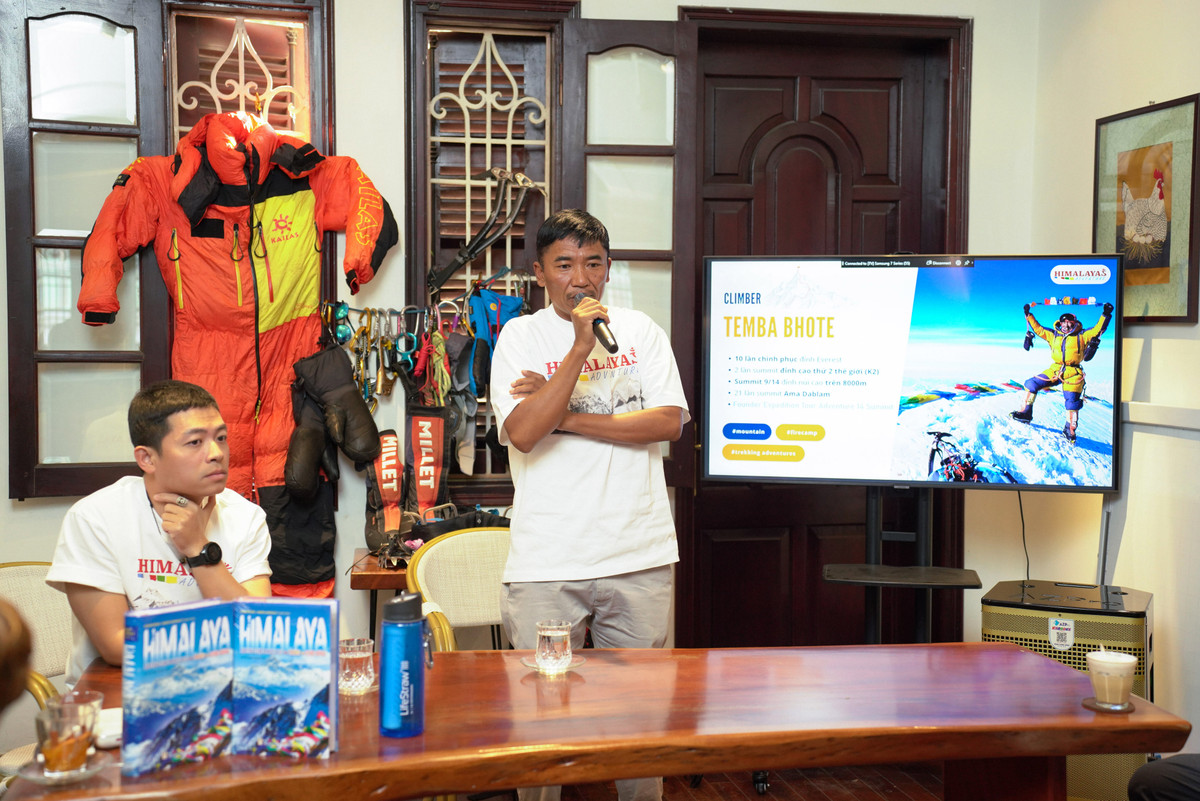 Người 10 lần chinh phục Everest đến Việt Nam: “Leo núi thay đổi cuộc đời tôi!” - Hình 3 Nguoi 10 lan chinh phuc Everest den Viet Nam: “Leo nui thay doi cuoc doi toi!”-Hinh-3