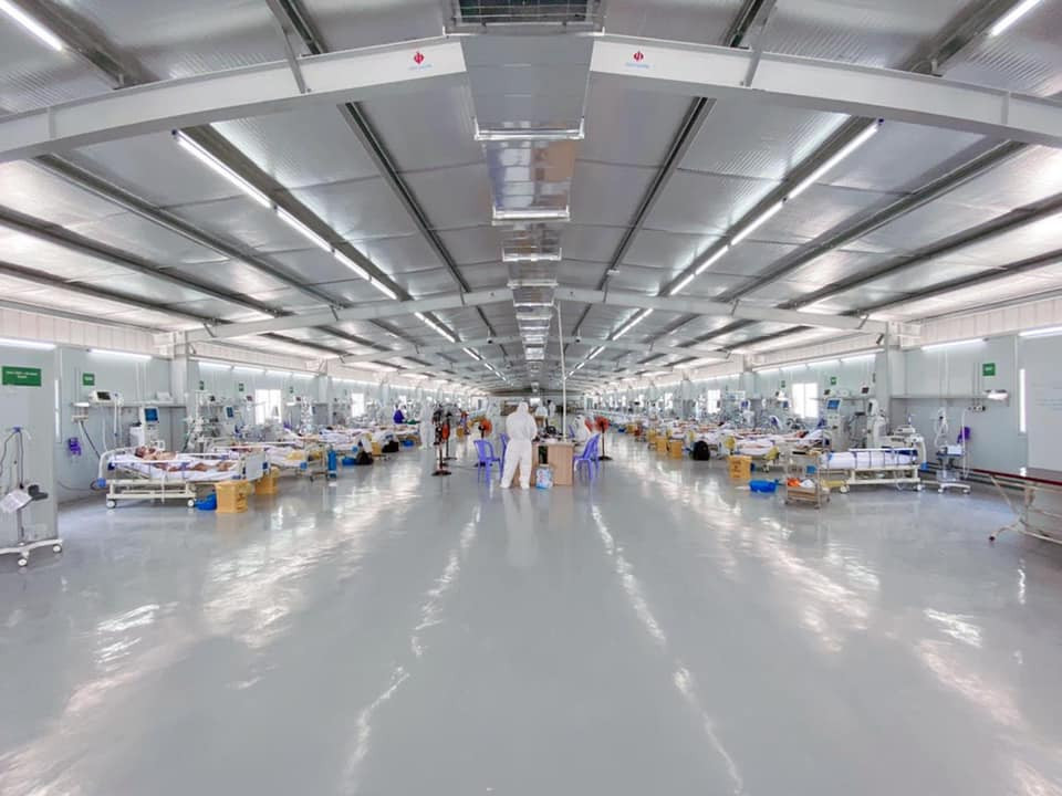 TP HCM: Giai the cac benh vien da chien dieu tri COVID-19