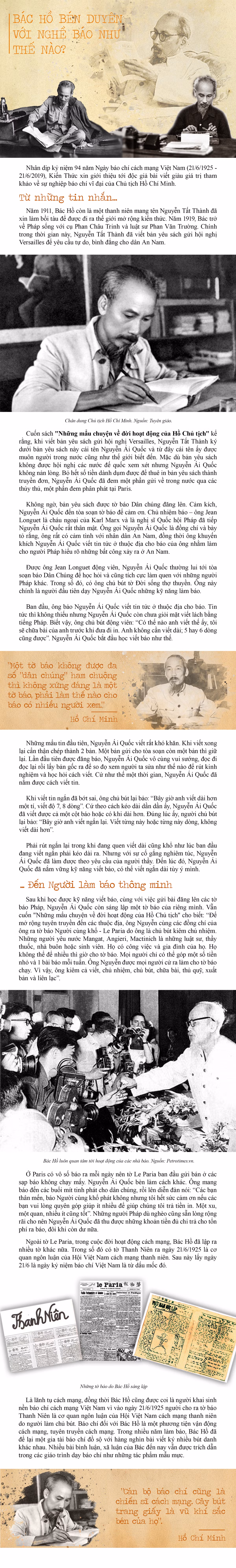 eMagazine: Bac Ho ben duyen voi nghe bao nhu the nao?