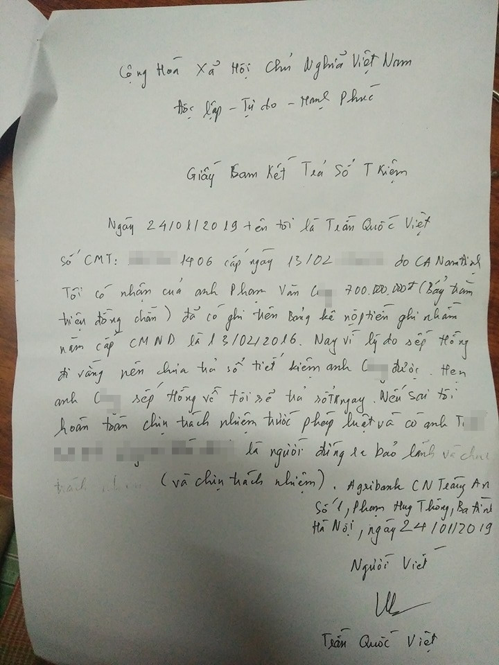 Nguyen pho phong Agribank nghi “cuom” 700 trieu: Sao Giam doc chi nhanh bi va lay?-Hinh-2