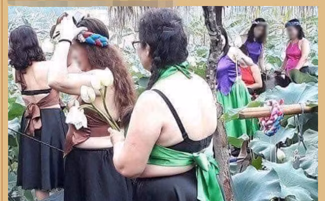 Mặc áo yếm lộ nội y cũng gây ra nhiều tranh cãi trái chiều trên mạng xã hội.