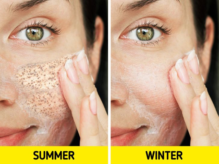 5. Tuân thủ cùng một thói quen khi chăm sóc da: Để giúp làn da của bạn trông khỏe đẹp nhất, các bác sĩ da liễu khuyên bạn nên thay đổi thói quen chăm sóc da theo mùa và chuyển từ sữa rửa mặt tẩy tế bào chết sang loại dịu nhẹ hơn khi thời tiết trở nên mát mẻ hơn. Ảnh: BS.