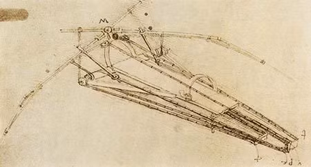 Giới nghiên cứu tìm được các thiết kế Leonardo da Vinci về cỗ máy biết bay được phác họa chi tiết mô phỏng theo các đặc điểm giải phẫu của chim và dơi.