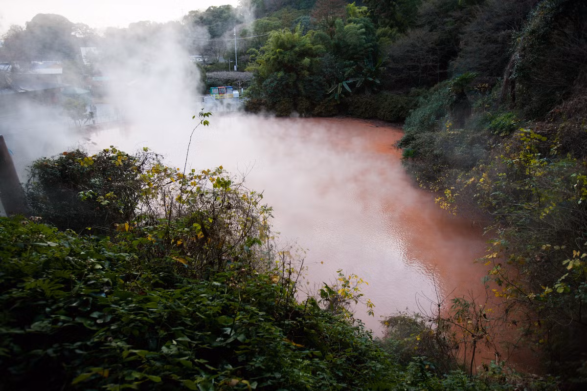 Theo các chuyên gia, Chinoike Jigoku là suối nước nóng đẹp nhất ở Beppu. Mỗi năm có hàng ngàn du khách ghé thăm nơi này.