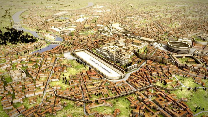 Với nhiều chiến dịch quân sự thành công trong nhiều thế kỷ, đế chế La Mã sở hữu lãnh thổ rộng lớn với bề ngang khoảng 3.000 dặm (hơn 4.800 km). Theo đó, lãnh thổ của đế chế La Mã trải dài từ Tây Ban Nha tới Ai Cập và Ba Tư cổ đại.