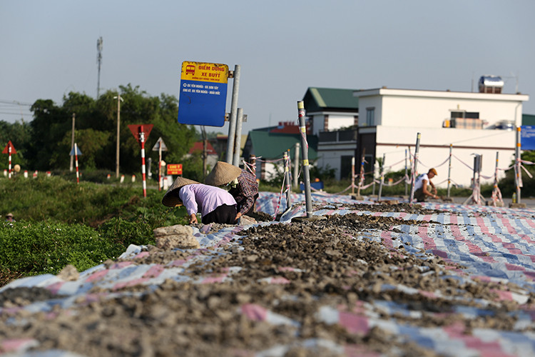 Sụt lún nghiêm trọng tại nhiều điểm đê ở Hà Nội - Hình 9 Sut lun nghiem trong tai nhieu diem de o Ha Noi-Hinh-9