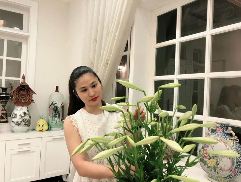 Công việc tại Đài truyền hình Việt Nam rất bận rộn nhưng BTV Minh Trang luôn dành nhiều thời gian chăm chút cho nơi ở của mình.