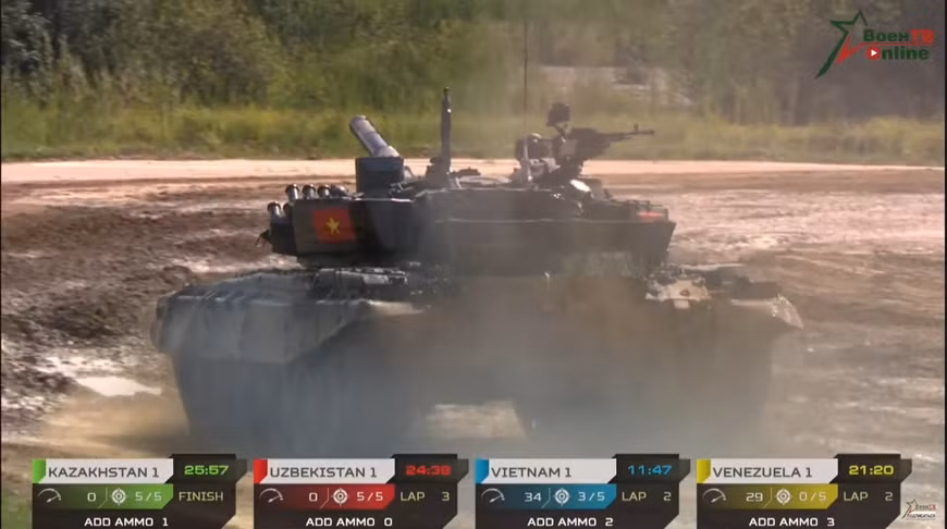 Theo thể lệ của ban tổ chức, ở nội dung xe tăng hành tiến, 3 kíp xe của đội tuyển Việt Nam sẽ thi đấu 3 trận vòng loại, lấy thành tích thời gian để so sánh với các đội cùng bảng, chọn ra đội thi đấu vòng bán kết.