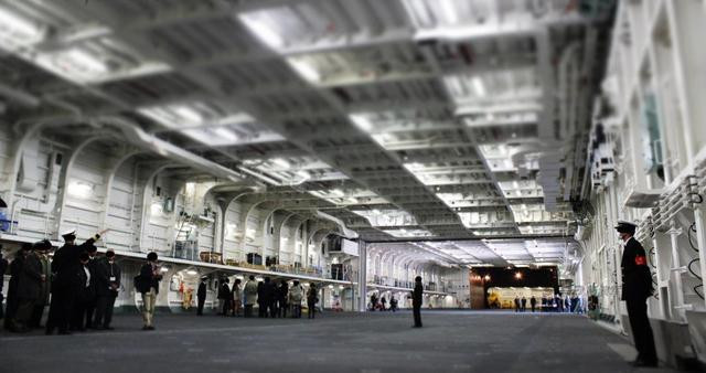 Izumo (DDH-183) là chiến hạm lớn nhất của Nhật Bản kể từ sau thế chiến II. Con tàu dài 248m, rộng 38m, có lượng giãn nước đầy tải 27.000 tấn, thậm chí lớn hơn lượng giãn nước của tàu sân bay một số quốc gia khác.