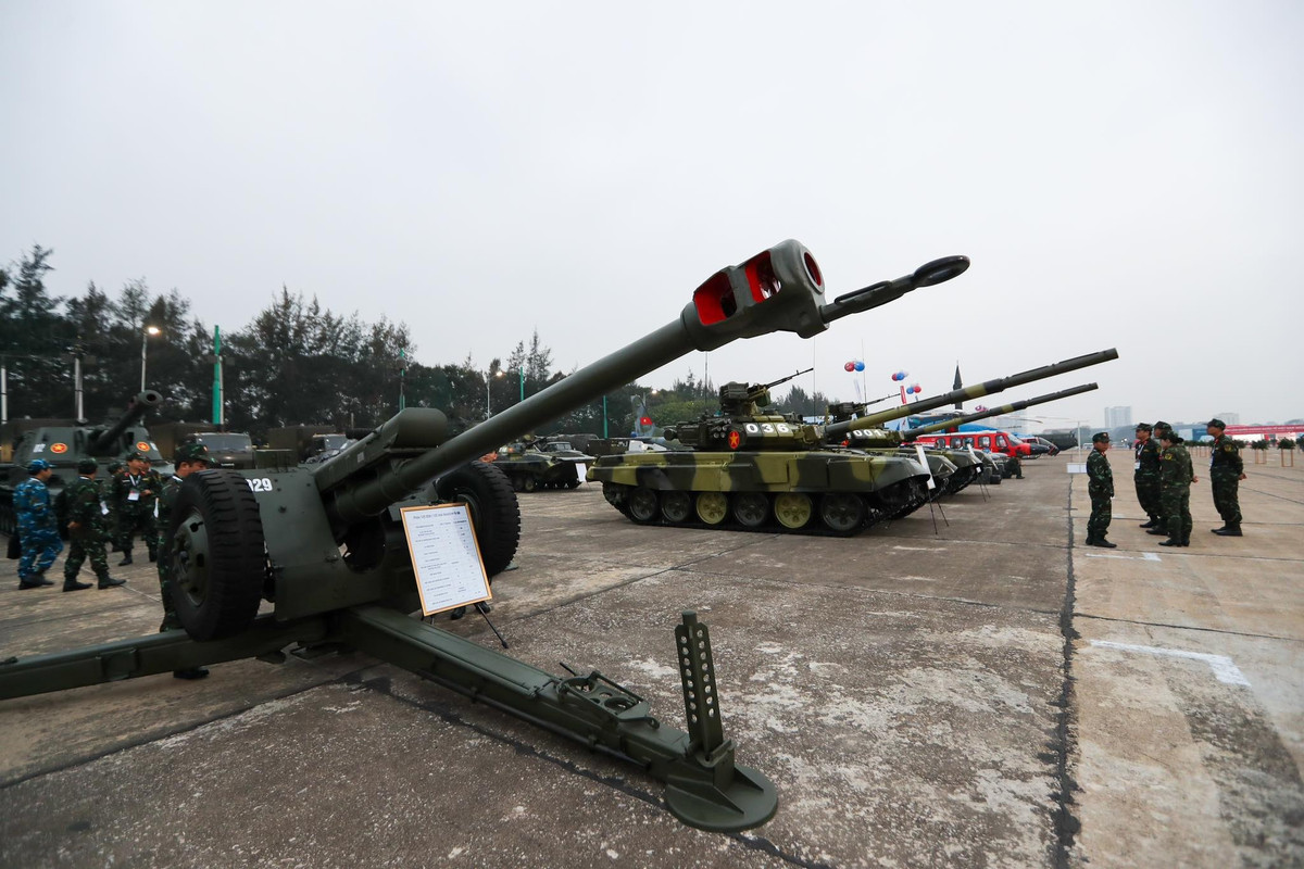 Lựu pháo D-30 sử dụng cữ nòng 122mm của lực lượng pháo binh. Ảnh: ĐẬU TIẾN ĐẠT/Thanh Niên.