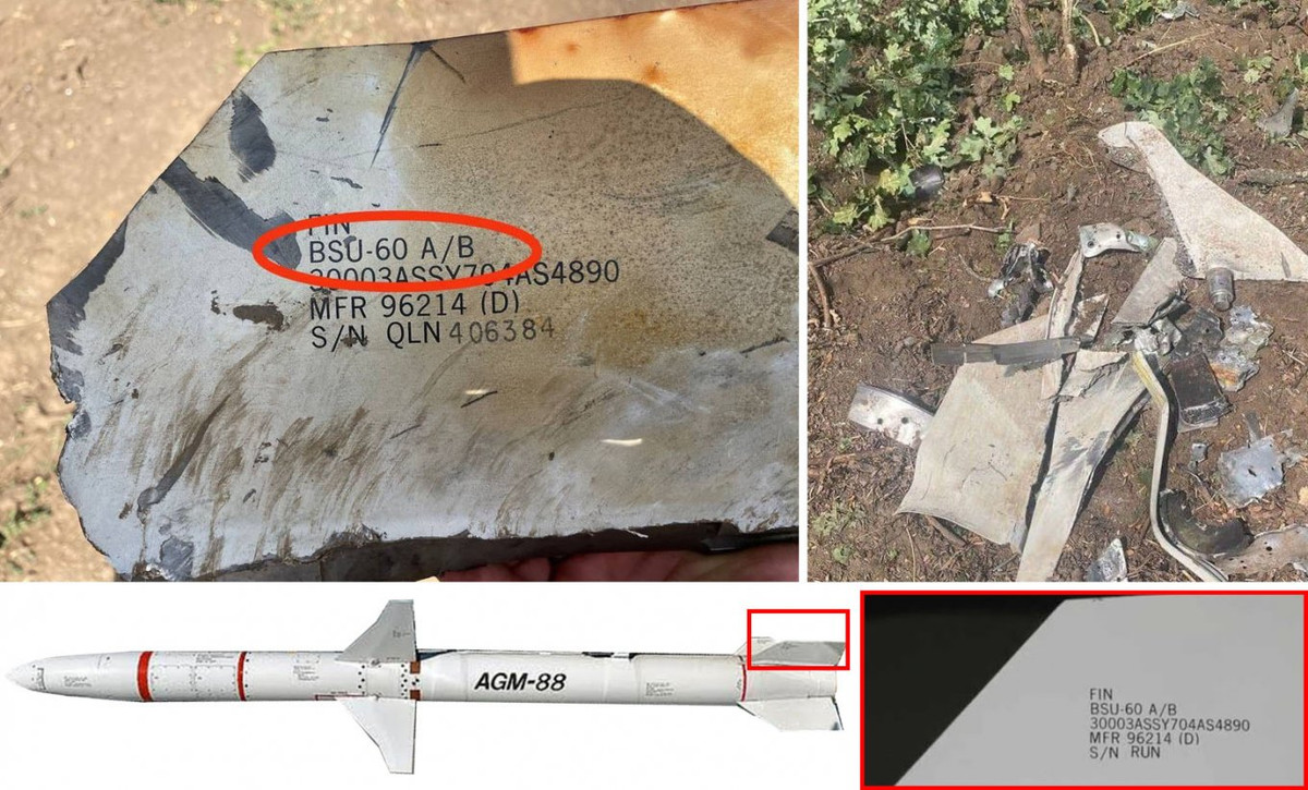 Trong những ngày gần đây, có hàng loạt các bằng chứng cho thấy tên lửa AGM-88 HARM dường như đã có mặt tại Ukraine, đầu tiên là xác của một quả tên lửa, với phần cánh đuôi có ký hiệu tương tự như ký hiệu cánh đuôi của tên lửa AGM-88.