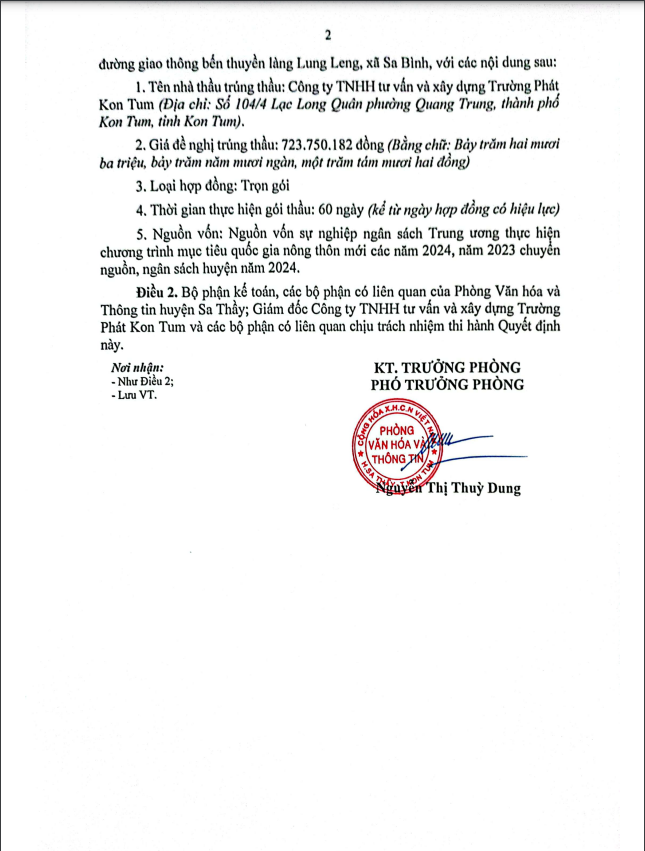 1 ngay Cong ty Truong Phat Kon Tum trung 3 goi xay lap tai Sa Thay-Hinh-4