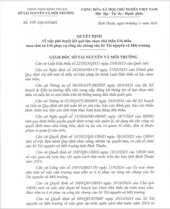 Ninh Thuận: Ô tô Bình Thuận có trúng gói mua xe gần 1 tỷ đồng? - Hình 2 Ninh Thuan: O to Binh Thuan co trung goi mua xe gan 1 ty dong?-Hinh-2