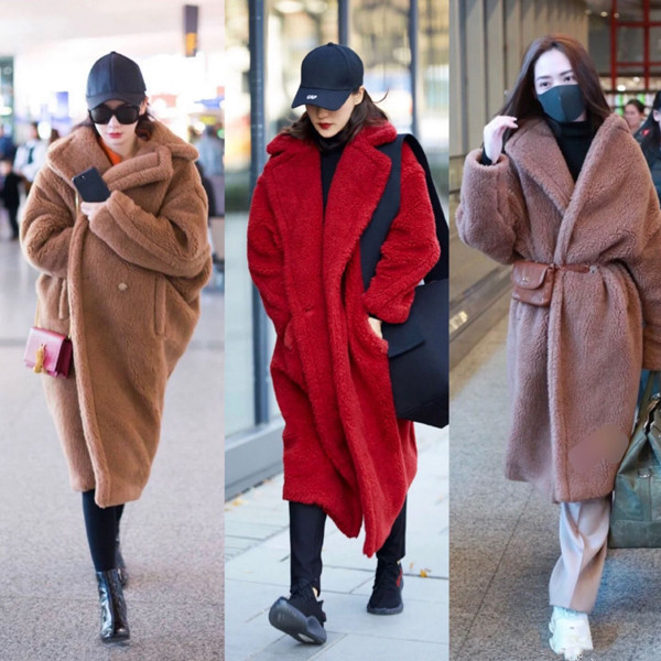 Teddy Coat là mẫu áo hot trend xuất hiện từ năm 2017 song sức hút đến nay chưa có dấu hiệu hạ nhiệt. Áo gấu bông được thiết kế với chất liệu lông mềm mại, hơi xù, êm ái giống như những chú gấu teddy đáng yêu. (Ảnh: Sohu, minh họa)