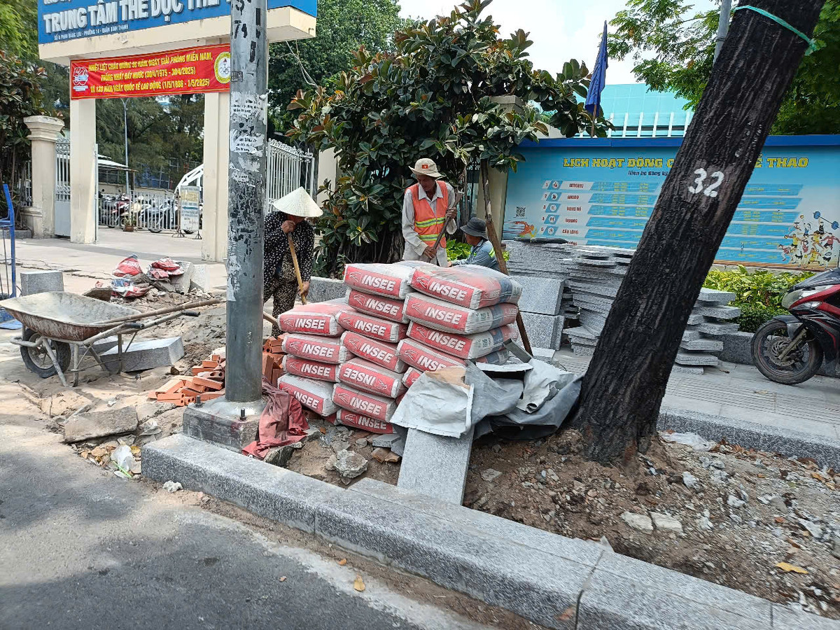 TP HCM: Cong trinh cai tao via he duong Phan Dang Luu dang thi cong ra sao?-Hinh-8