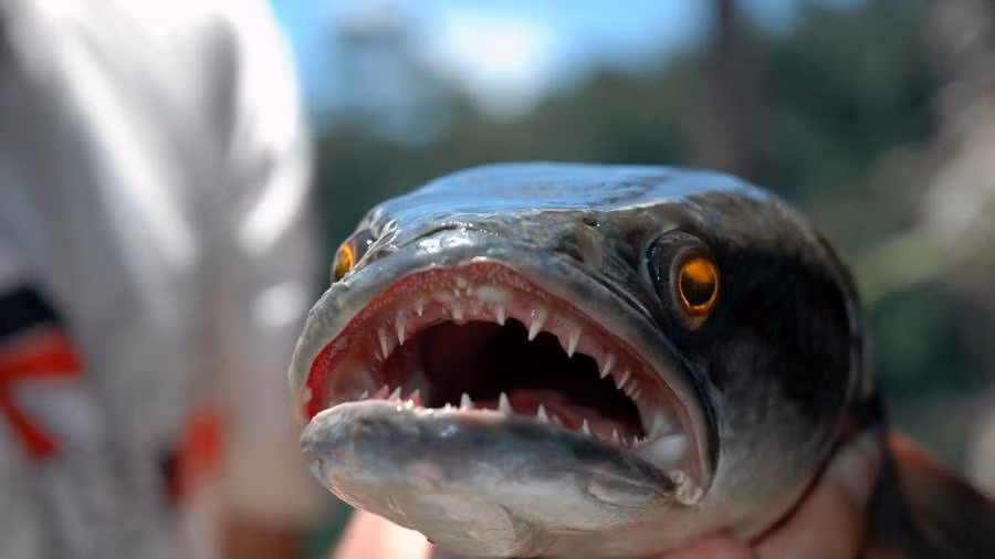 1. Cá lóc, loài động vật di cư một cách bí ẩn từ các vùng biển Đông Á tới bờ biển của Mỹ. Không ai biết làm cách nào cũng có thể vượt qua quãng đường xa xôi như thế để đến nước Mỹ nhưng ngay khi đặt chân tới vùng biển này, cá lóc đã tấn công, hủy hoại gần như tất cả mọi thứ mà chúng tiếp xúc. Ưu điểm tồi tệ nhất cá lóc là chúng có thể sống trên cạn tới 4 tiếng và có thể đẻ tới 100.000 trứng khi đến kỳ sinh sản.