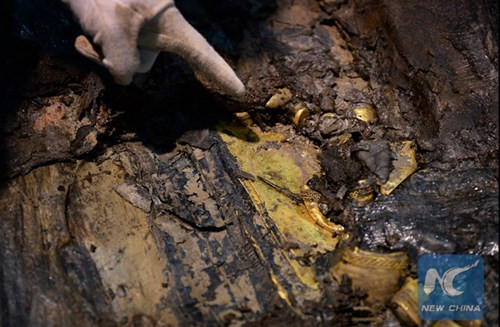 Việc khai quật khu mộ bắt đầu vào năm 2011.