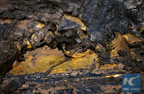 Hoàng đế Hải Hôn Hầu (hay còn gọi là Lưu Hạ, sinh năm 92 TCN) vốn là cháu trai của Hán Vũ Đế. Sử sách ghi rằng Lưu Hạ cùng các thủ hạ ăn chơi sa đọa và không lo việc triều chính. Sau 27 ngày tại vị, Lưu Hạ bị các đại thần truất ngôi và được gọi là Áp Hầu vùng Hải Hôn. Ông này qua đời năm 59 TCN, thọ 33 tuổi. Khu mộ Lưu Hạ rộng khoảng 40.000 mét vuông (khoảng 10 hecta) và bao gồm tám ngôi mộ.