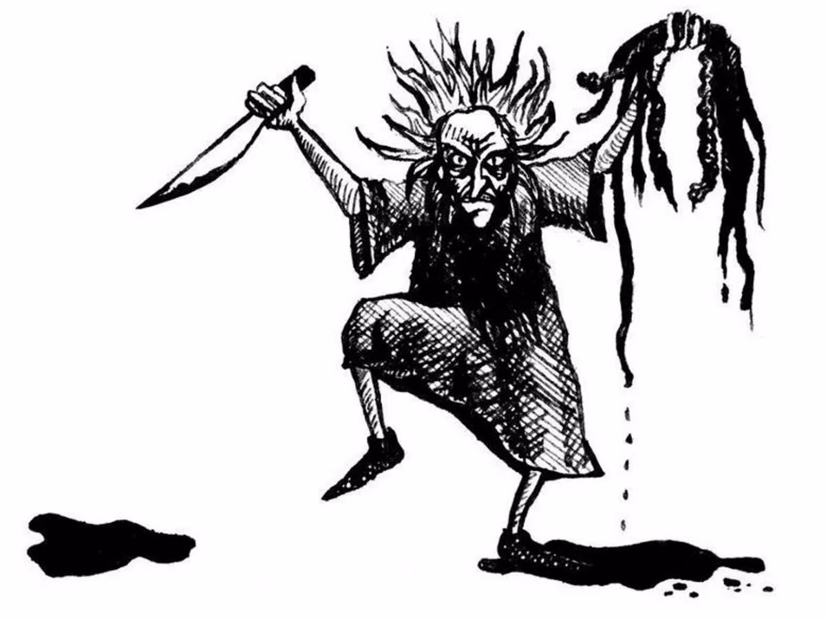 Frau Perchta, người phụ nữ đáng sợ này sẽ đi lang thang các vùng nông thôn trong mùa đông và thăm hỏi các gia đình vào dịp Giáng sinh. Theo dân gian Bavarian và Áo, nếu gặp trẻ em ngoan, Frau Perchta để lại cho chúng một đồng xu bạc. Ngược lại, người phụ nữ quái vật này sẽ rạch bụng của chúng, moi nội tạng ra và nhét rơm trở lại.