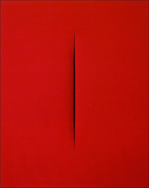 Bức tranh “Concetto Spaziale, Attesa” của danh họa Lucio Fontana, có giá 1,2 triệu USD. Nó được xếp vào thể loại “nghệ thuật slash painting”, vẽ dựa vào một màu sắc duy nhất, người họa sỹ sẽ tạo những đường rạch trên mặt tranh. Bức “Concetto Spaziale, Attesa” được bán với giá 1,2 triệu USD vào năm 2008, là bức vẽ Fontana dành tặng cho vợ mình, và chỉ có duy nhất một nét vẽ trên nền đỏ thẫm.