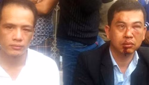 Hai luật sư Luân và Nam bị hành hung.