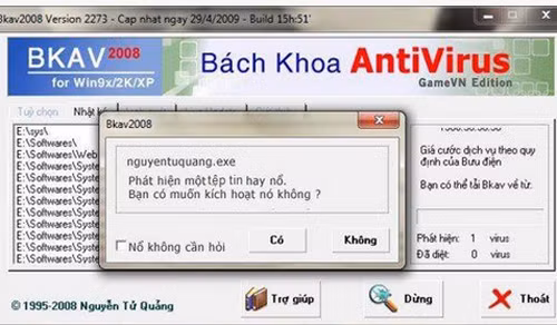 Ảnh chế dân mạng gọi Bphone là Bom Phone, bên trong có chưa nhiều tệp tin "nổ" và được chính hệ thống quét virus của BKAV phát hiện.