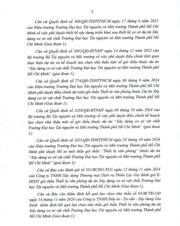 TP HCM: Gói thiết bị của Trường ĐH Tài nguyên và Môi trường đã có chủ - Hình 2 TP HCM: Goi thiet bi cua Truong DH Tai nguyen va Moi truong da co chu-Hinh-2