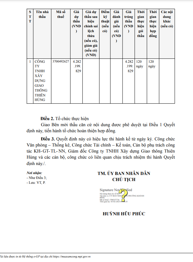 Bình Dương: Gói thầu làm đường hơn 4 tỷ về tay giao thông Thiên Hùng - Hình 2 Binh Duong: Goi thau lam duong hon 4 ty ve tay giao thong Thien Hung-Hinh-2