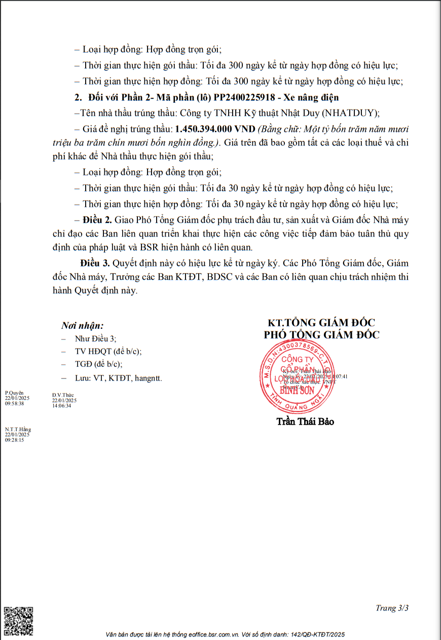 Goi thau mua sam TSCD hon 9,6 ty cua BSR da tim duoc 2 nha cung cap-Hinh-3