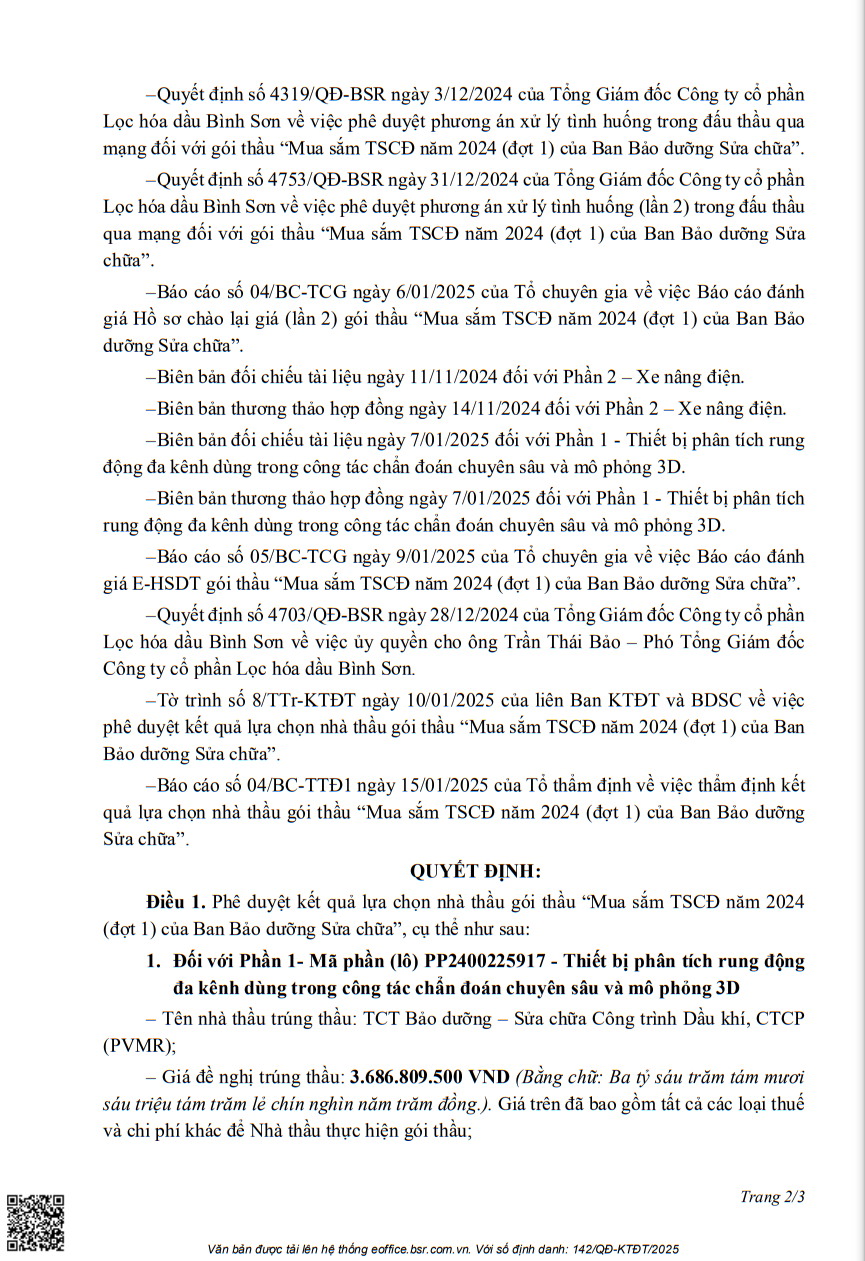 Goi thau mua sam TSCD hon 9,6 ty cua BSR da tim duoc 2 nha cung cap-Hinh-2