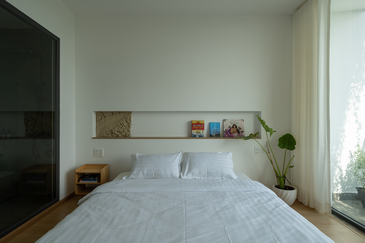 Các phòng ngủ được bố trí một cách tinh tế.