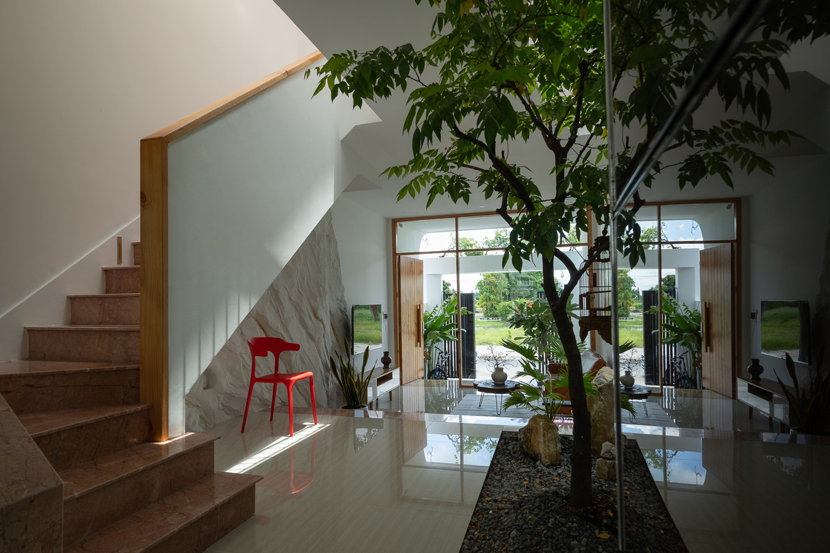 Từng đường nét đều được kiến trúc sư tận dụng tối đa yếu tố tự nhiên và không gian.