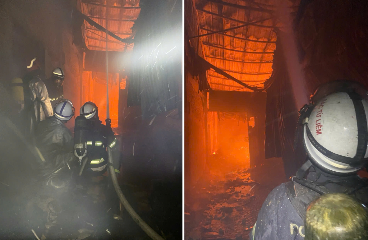 Thông tin chính thức vụ cháy 10 xưởng gỗ trong đêm ở Hà Nội Thong tin chinh thuc vu chay 10 xuong go trong dem o Ha Noi