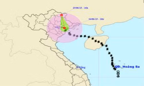 Bao so 1 da suy yeu thanh ap thap nhiet doi