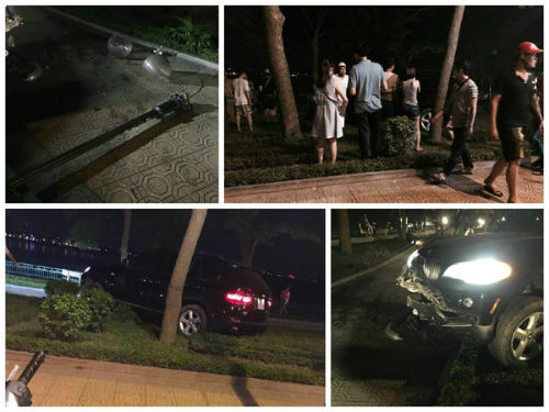 11. Ô tô điên lao vào công viên, một thai phụ nguy kịch Khoảng 23h, ngày 17/6, do không làm chủ được tốc độ, ô tô BMW BKS 30A... bất ngờ mất lái lao thẳng lên vườn hoa, đoạn đường Thanh Niên - Trúc Bạch (Hà Nội), hất tung một người phụ nữ mang thai đang ngồi hóng mát trên ghế đá khiến người này bị gãy chân và nguy kịch, một vài người đang uống nước trên vỉa hè cũng bị thương.