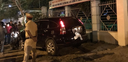 Pho truong cong an thi xa gay tai nan: 