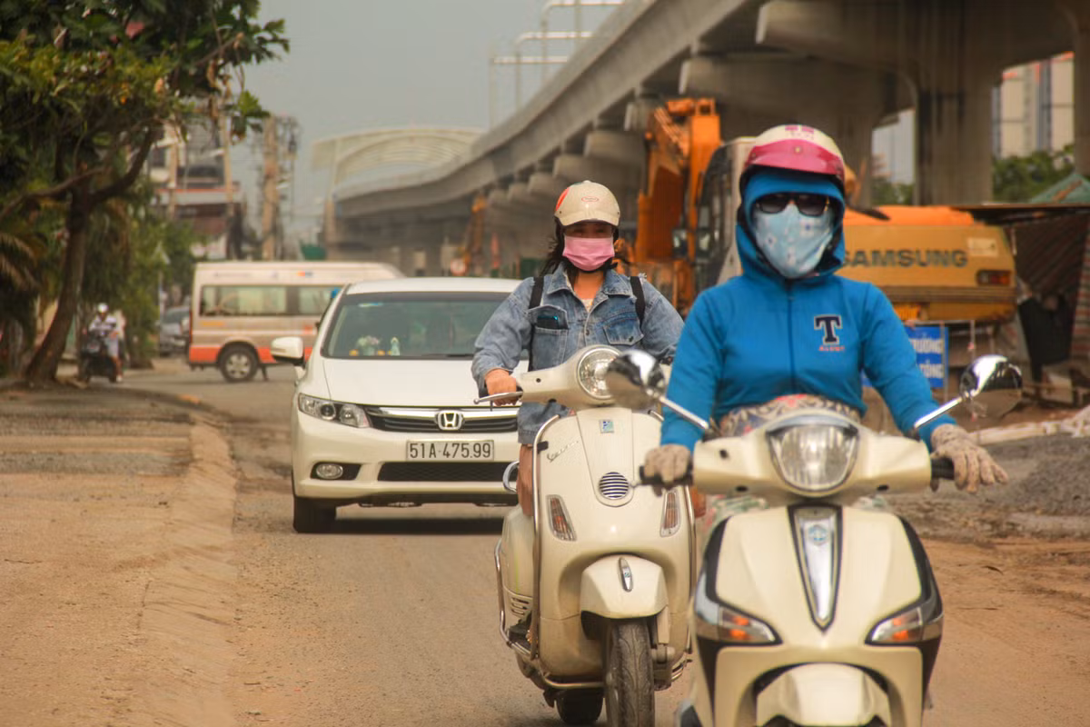 Can canh loat chung cu quanh Thao Dien - noi o nhiem khong khi nang nhat Sai Gon-Hinh-6